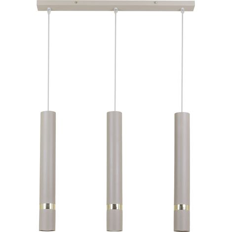 Lámpara colgante moderna, tira de tubo de cachemir con elementos dorados, 3xGU10 10W, JOKER Milagro