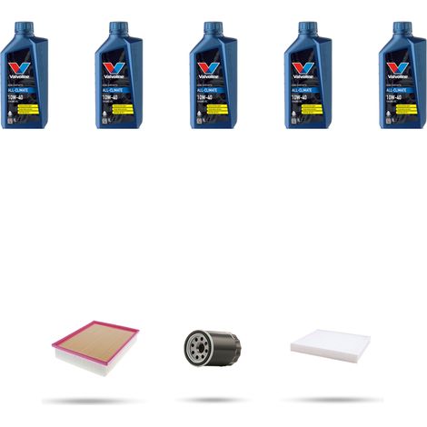 Kit tagliando 3 FILTRI e 5L OLIO compatibile con Chrysler Sebring 2.4 125kw dal 2007 (1/5)
