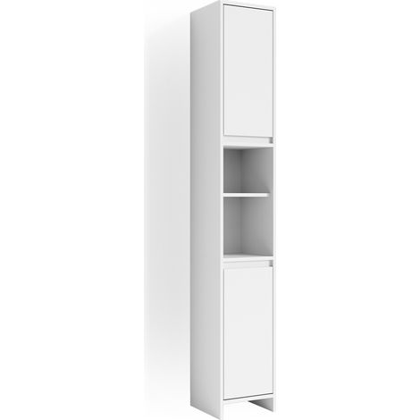 Badschrank Emma, Weiß, 30 x 190 cm, Vicco (1/5)