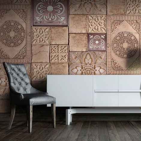 Papier Peint "Motifs en Pierre" 50x1000cm (1/2)