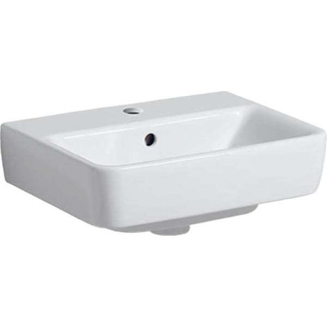 Geberit Renova Plan, Aufsatz-Handwaschbecken , 45x34 cm, 1
