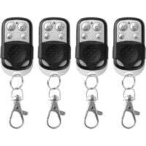 Télécommande universelle 433,92 MHz – Lot de 4 pièces – Compatible garage et portail – Portée 50 mètres – Cloneur de télécommandes (1/5)