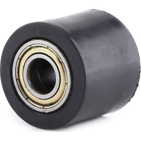Galet tendeur de chaîne, galet de guidage de chaîne pour mini-moto, quad, moto tout-terrain (noir - 10 mm) (1/3)