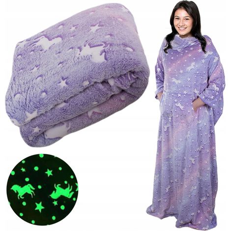 Coperta con maniche 150x200 viola luminoso (40) GABB (1/5)