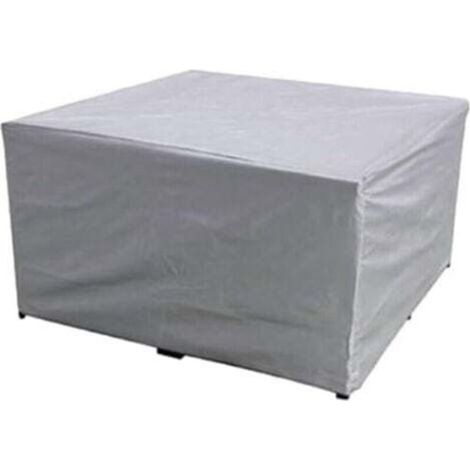Housses de Meubles de Patio Coupe-Vent, Housses de Meubles de Jardin en Tissu Oxford 210D imperméable, Housses de Protection pour canapé de Chaise de Table d'extérieur(Silver,210X110X70cm) (1/4)