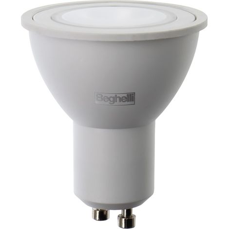 Lampada Led con attacco GU10 7W 600LM 3000K 230Vac Beghelli 56857 (1/3)