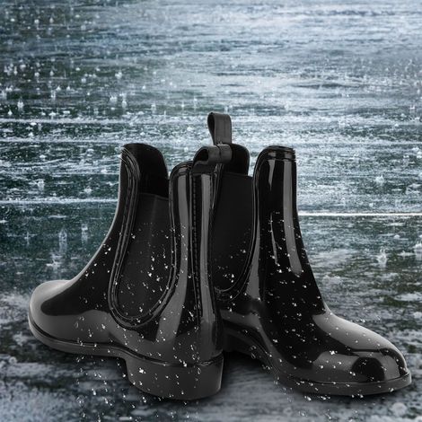 Bottes de pluie imperméables, antidérapantes et confortables pour femme, chaussures de jardin (40) (1/5)