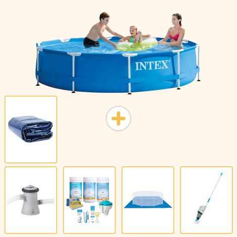 Intex Piscine Tubulaire Ronde - 305x76 cm - 6-pièces S20463 (1/5)