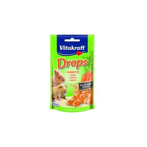 Vitakraft Small Animal Drops Carrot 75G 25788 - 75g 2 - 572541