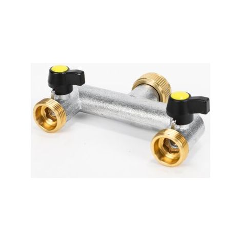 Ensemble de séparateur de Tuyau d'arrosage à 2 Voies, connecteurs de Tuyau d'eau, Distributeur de Robinet de Valve Individuel extérieur pour Le Lavage de Voiture d'irrigation de Jardin
