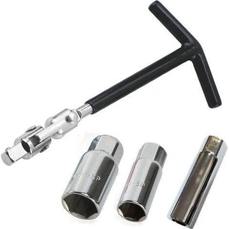 Douilles à bougie 16/14/21 mm - Kit de clés à bougie, comprenant une clé à bougie de 16 mm, une clé à bougie de 14 mm et une clé à bougie de 21 mm (1/5)