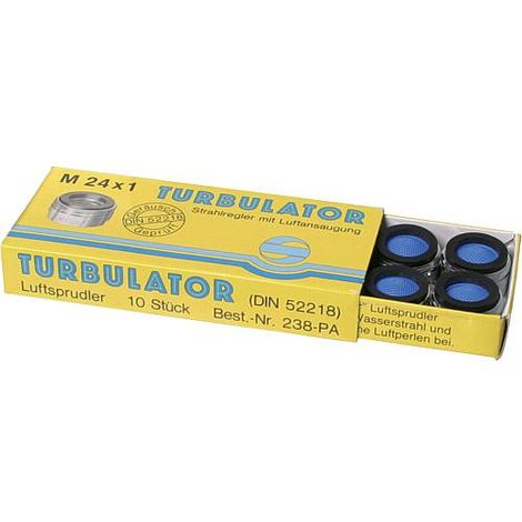 Mousseur avec aspiration d'air M 24 x 1 mâle 10 pcs avec certificat de controle (1/2)