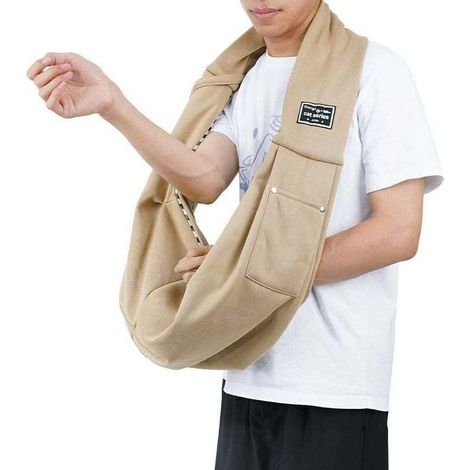 Sac de transport pour animal de compagnie, sac de transport pour animal de compagnie sûr, convient aux chats et chiens de 16 lb, confortable, réglable, parfait pour la promenade quotidienne, les activ (1/5)