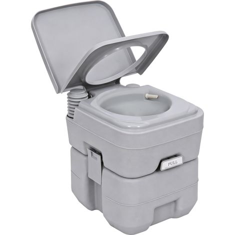 Outsunny 20L Camping Toilet Portable Travel WC Caravan Picnic Fishing Restroom (1/5)