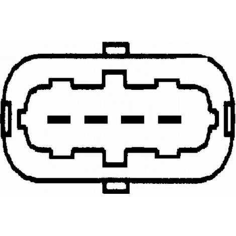 Débitmètre de masse d'air Hella 8ET 009 142-731 ALFA ROMEO 46469917 8 36 584