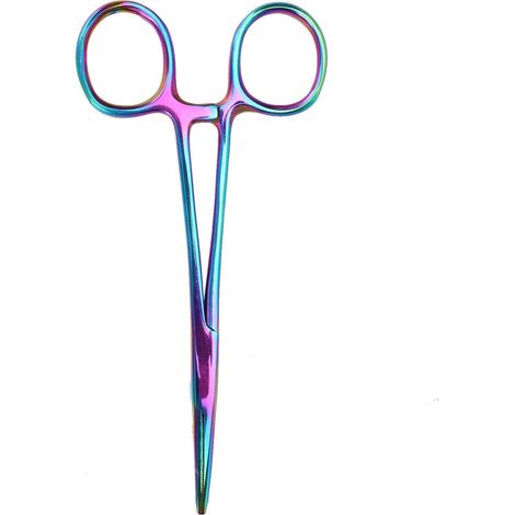 Akozon 14 Cm Premium Moins en Acier aux Poils de l'oreille de Compagnie Hémostat de Plissage Efficace et Pince de Nettoyage pour épilation pour Animaux de Compagnie (1/5)