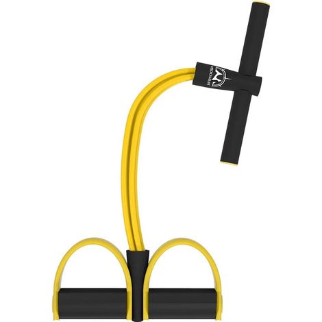 Corde De Tension - 4 Tubes Élastiques - Pour Entraînement Des Abdominaux Et Des Jambes - Accessoire Fitness Et Yoga - Lot De 1 (1/5)