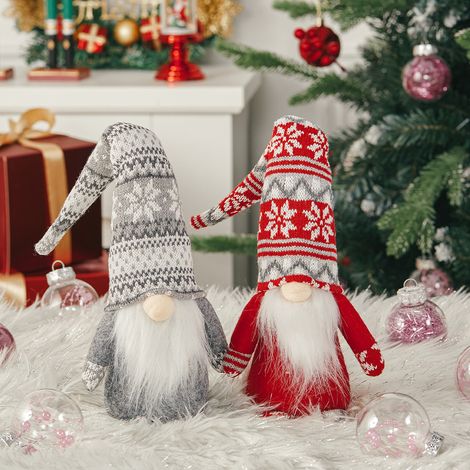 Christmas Santa Gnome Plush Doll Elf Decor (1/5)