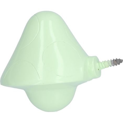 Patère murale en résine en forme de champignon, résistante et imperméable, idéale pour la maison et les magasins de vêtements. (1/5)