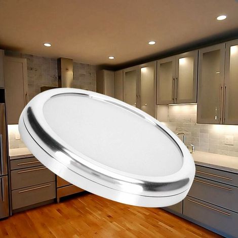 Jeffergarden LED under-cabinet lights, countertop display case kitchen lighting fixtures with DC12V puck lights, ultra-thin countertop wardrobe lamp for hotel (bla (1/5)