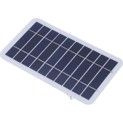 Chargeur solaire portable étanche 5V 2W, panneau solaire monocristallin pour le camping et la randonnée. (1/5)