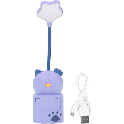 de bureau LED rechargeable par USB lumière chaude design (1/5)