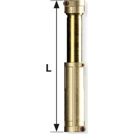 Pièce coulissante pour tubes F14 extensible
