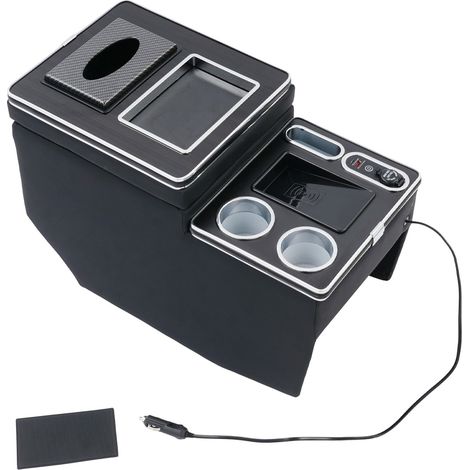 Boîte d'accoudoir de voiture pour Mercedes-Benz Vito W447 V220/V250/V260/V300 2014-2022 avec porte-gobelets, console centrale avec compartiment de rangement (1/5)