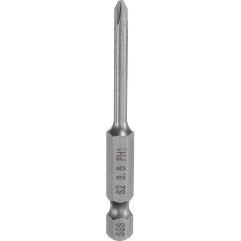Embout De Tournevis Cruciforme 1 Ph1 65mm Longueur Acier S2 (1/5)