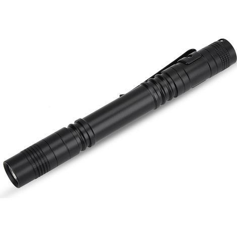 Lampe torche portable ultra-lumineuse LED, format mini stylo, de poche (1 pièce). (1/5)