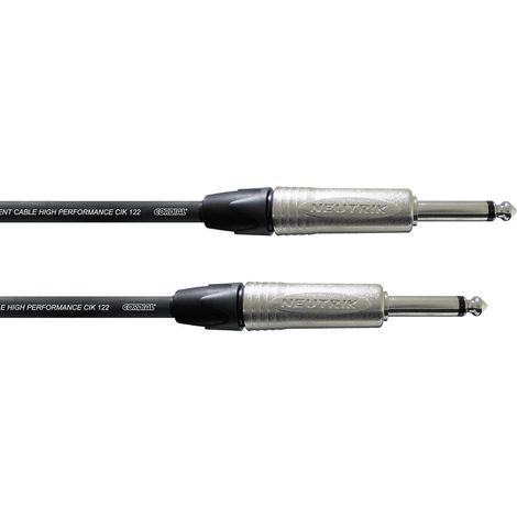 Cordial CXI 3 PP Klinke Instrumenten Kabel [1x Klinkenstecker 6.35 mm - 1x Klinkenstecker 6.35 mm] 3