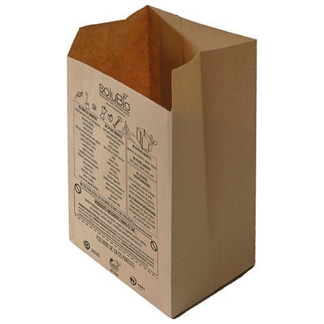 Matisère – Pack of 300 10-liter compostable kraft paper bags – Moisture resistant – OK COMPOST certified – C060003 (1/2)