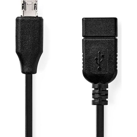 NEDIS CABO MICRO B MACHO P/ USB A FEMEA USB 2.0