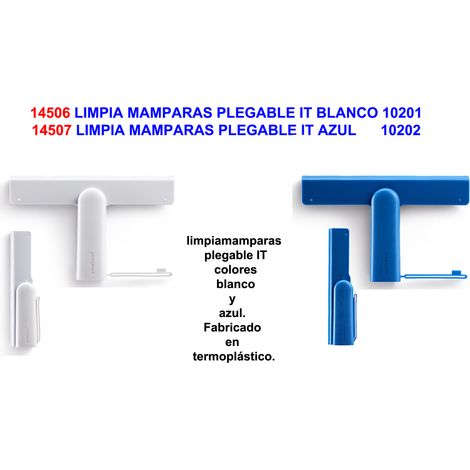 Limpia mamparas plegables IT color blanco 10201