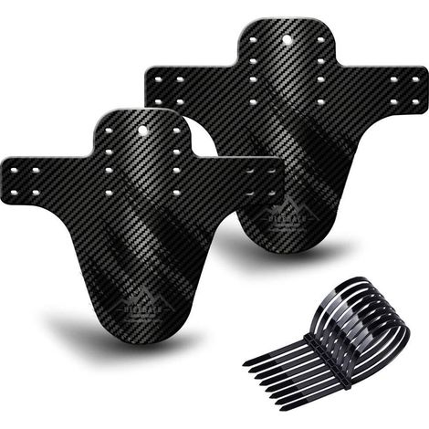 Garde-boue VTT Avant et Arrière Pack de 2 Protections Boue pour Vélo de Route et Fixie de Frein à Disque (1/5)