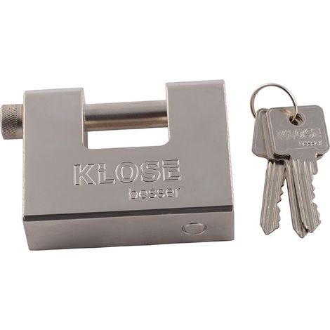 Candado De Seguridad Doble Enclavamiento KLOSE BESSER - Ancho - 75 mm