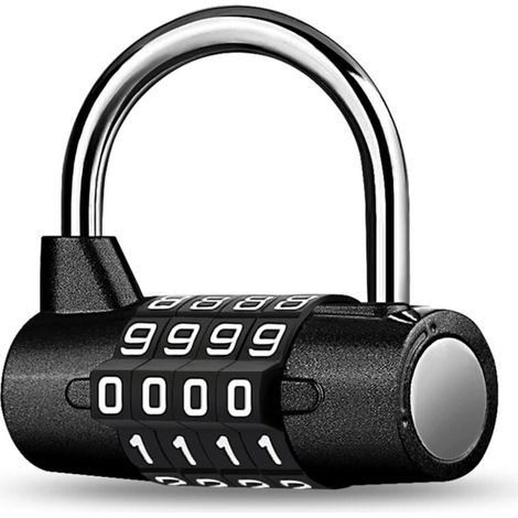 Serrures D'armoire, Cadenas à Combinaison à 4 Chiffres, Serrure de Garde-robe de Casier de Gym (1/4)