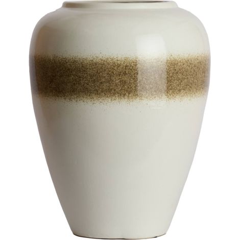 Keramikvase Creme Braun Ø50x64cm Light & Living
