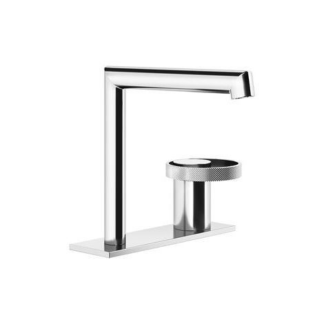 Gessi Anello, mitigeur monocommande de lavabo, bec séparé, monté