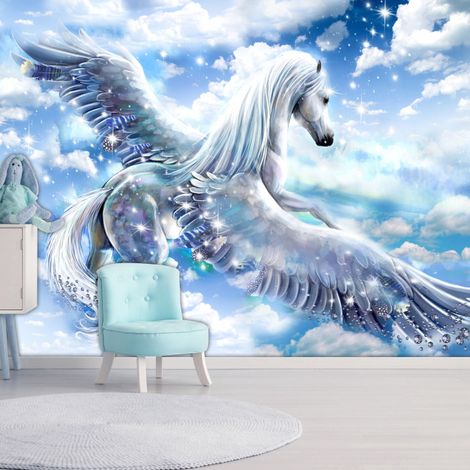 Papier Peint "Pegasus Blue" 70 x 100 cm (1/2)