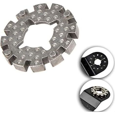 Ecleanfy- – Adaptateur pour outil multifonction 10,8 V 28 x 3 mm – Compatible Silverline, Bosch, Dremel – Fabriqué en poudre métallique