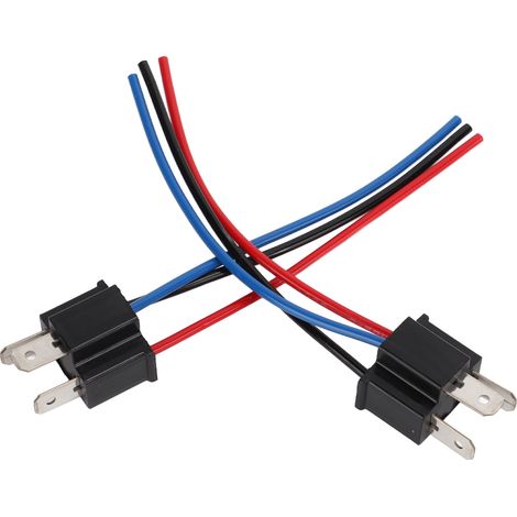 2 Pièces Connecteur H4 Mâle pour Phare, Câble de Raccordement Douille et Prise Luminaire (1/5)