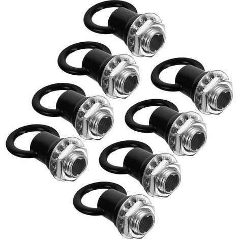 Lot de 8 anneaux levage à écrou M10 pour suspensions, en alliage zinc (1/5)