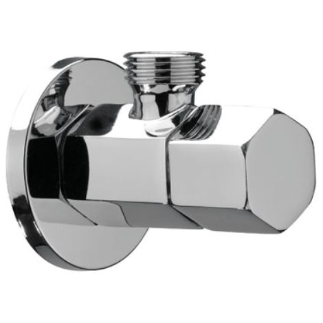 RUBINETTO SOTTOLAVABO D'ARREDO MOD. ESAGONALE 1/2X10 1/2"x10 REMER