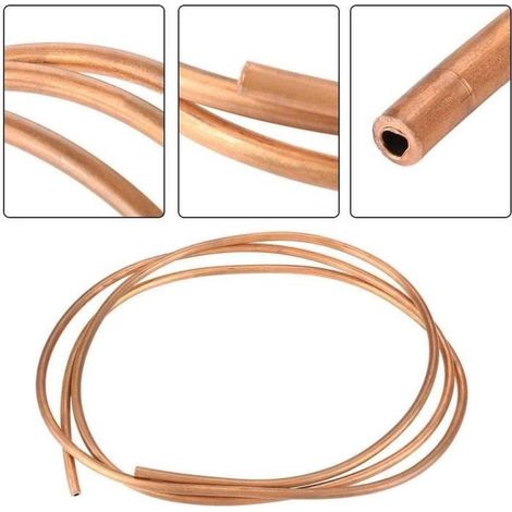 Meter langer, roter Kupfer-Klimaanlagenschlauch, 5 x 4 mm, flexibler Schlauch, 99,9 % Reinheit, für professionelle Kälteanlageninstallationen (1/5)