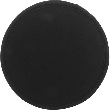 Tapis d'isolation pour Haut-parleurs, Rond de 14 cm, en Silicone insonorisant et Absorbant Les Vibrations, antidérapant, protège Votre Bureau des Haut-parleurs sans Fil, des appareils (1/5)
