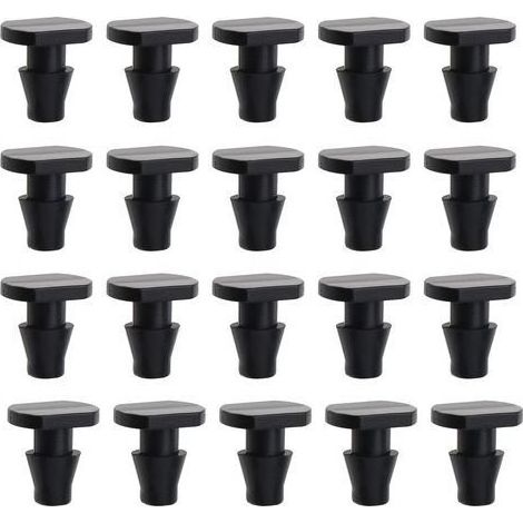 100pcs Bouchon de Tuyau d'irrigationTuyau Goutte à Goutte Embouts Irrigation Capillaire Petit Bouchon Accessoires pour Jardin Arrosage Irrigation (1/4)