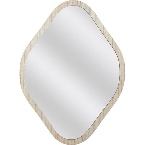 Miroir contour bois losange Elio H60 (1/3)