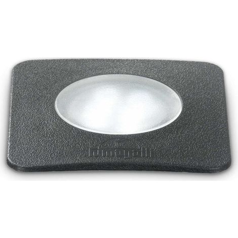 Ideal Lux Ceci - Encastré d'extérieur carré à 1 ampoule LED noir IP67, GU10