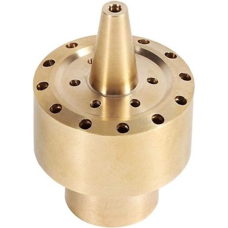 2023 - Fountain Nozzle Head, Brass Column Multi-directional Jet Pool Fountain Sprinkler Sprinkler Garden (1/4)